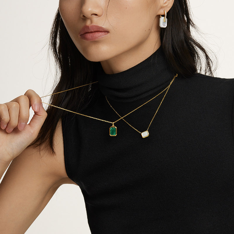 Ms. Lola Malachite Necklace
