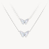 Crystal Butterfly Necklace Gift Sets