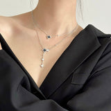 Blue Sandstone Necklace Gift Set